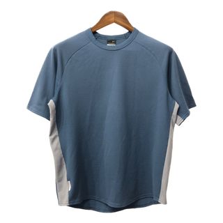 ナイキ(NIKE)のNIKE ナイキ メッシュ 半袖Ｔシャツ スポーツ ブルー (メンズ M) 中古 古着 Q6254(Tシャツ/カットソー(半袖/袖なし))