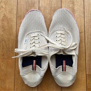 バンズボルト(VANS VAULT)のVANS  スリッポン  スニーカーUS9  27cm  生成り　(スニーカー)