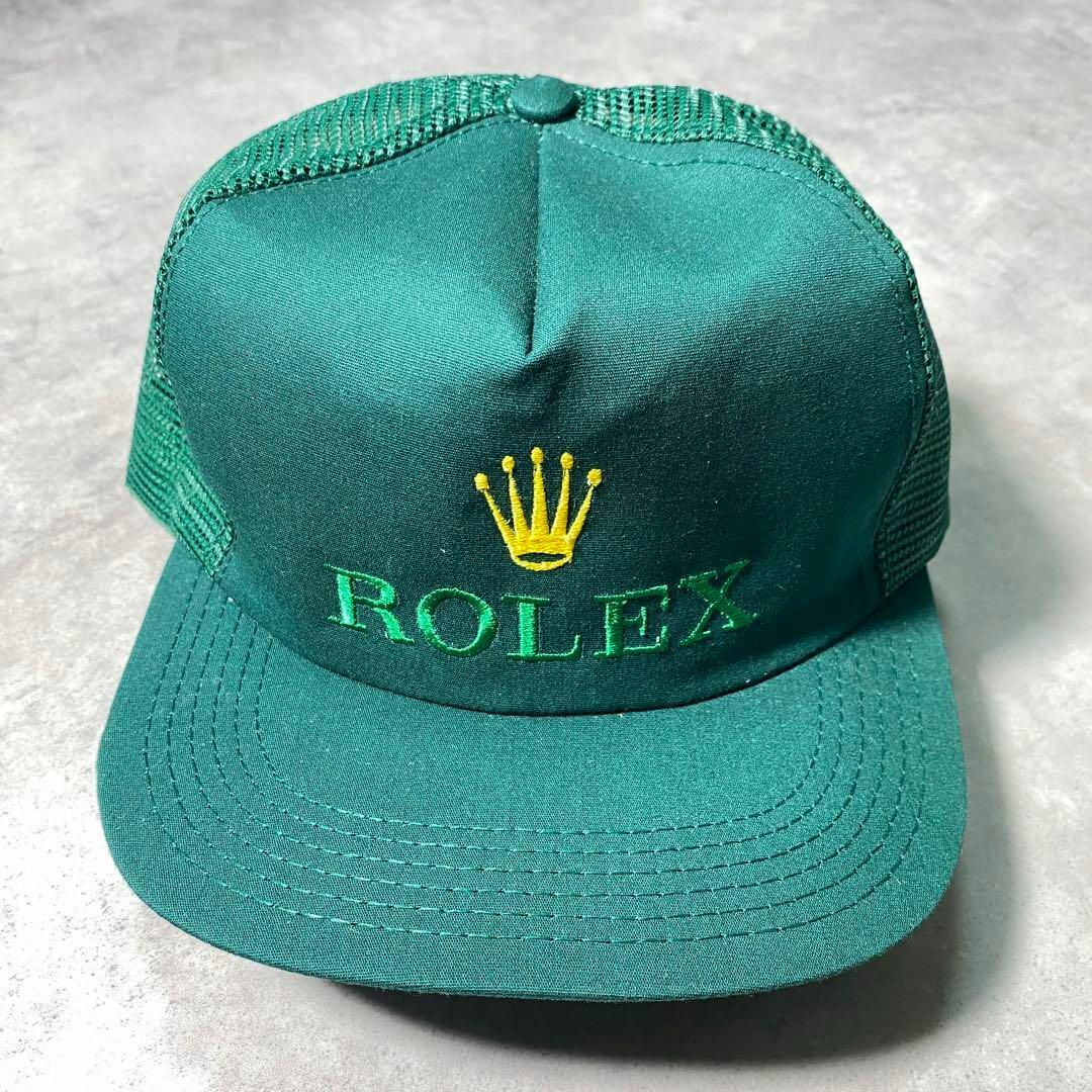 ROLEX(ロレックス)のRolex ロレックス メッシュキャップ USA製 80s90sデッドストック メンズの帽子(キャップ)の商品写真