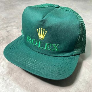 ロレックス(ROLEX)のRolex ロレックス メッシュキャップ USA製 80s90sデッドストック(キャップ)