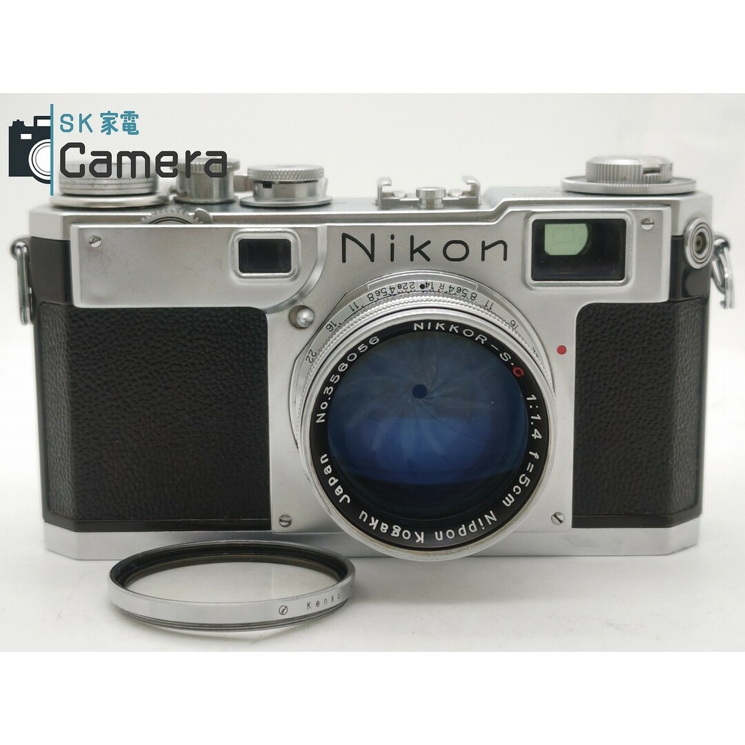 Nikon(ニコン)のNikon S2 + NIKKOR-S・C 5cm F1.4 Sマウント ニコン レンジファインダー スマホ/家電/カメラのカメラ(フィルムカメラ)の商品写真