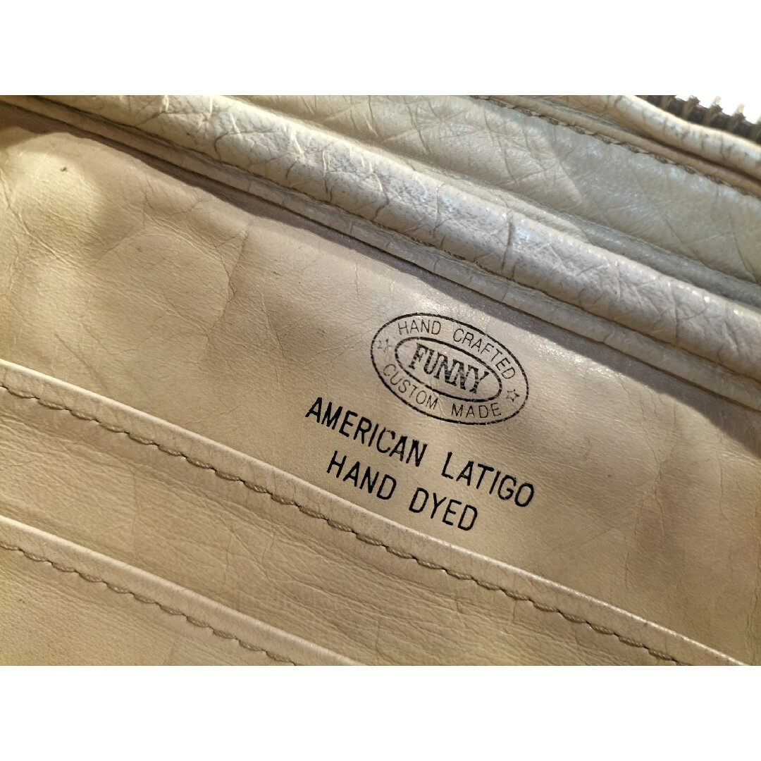 FUNNY(ファニー)の【ヴィンテージ】ＦＵＮＮＹ　ターコイズ　高級レザーバッグ　オーダーメイド品　本革 メンズのバッグ(セカンドバッグ/クラッチバッグ)の商品写真