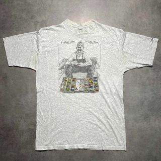 90s PeggyMurray フィッシングルアーTシャツ USA製XLサイズ(Tシャツ/カットソー(半袖/袖なし))