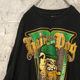 Fair Dog Pub イヌ 犬 企業ロゴ アメリカ古着 Tシャツ(Tシャツ/カットソー(半袖/袖なし))