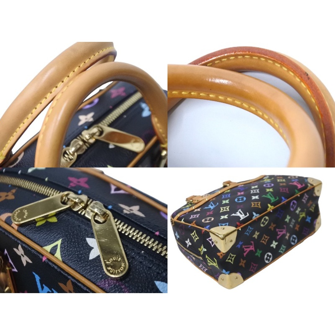 LOUIS VUITTON(ルイヴィトン)の極美品 LOUIS VUITTON ルイヴィトン ハンドバッグ トゥルーヴィル ブラック M92662 マルチカラー ゴールド金具 中古 62809 レディースのバッグ(ハンドバッグ)の商品写真