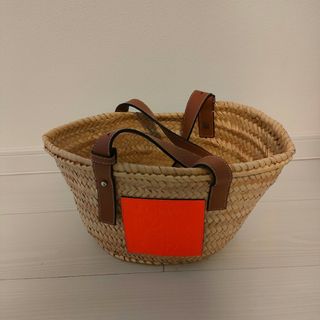 LOEWE - ロエベ  ラフィア トートバッグ カゴバッグ 本物