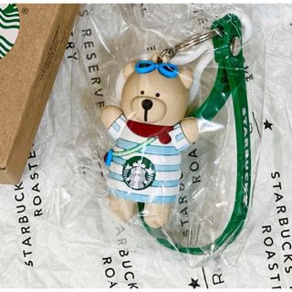 スターバックスコーヒー(Starbucks Coffee)のメキシコ限定　スターバックス　ベアリスタ　キーホルダー　　サマー(キーホルダー)