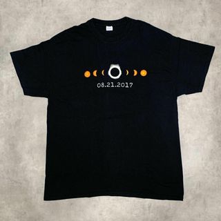 2017年8月21日皆既日食 イベントＴ アメリカ古着アート系(Tシャツ/カットソー(半袖/袖なし))