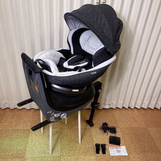 コンビ(combi)のクリーニング済☆綺麗☆コンビ　新生児OK　クルムーヴ　ファン搭載　ISOFIX(自動車用チャイルドシート本体)