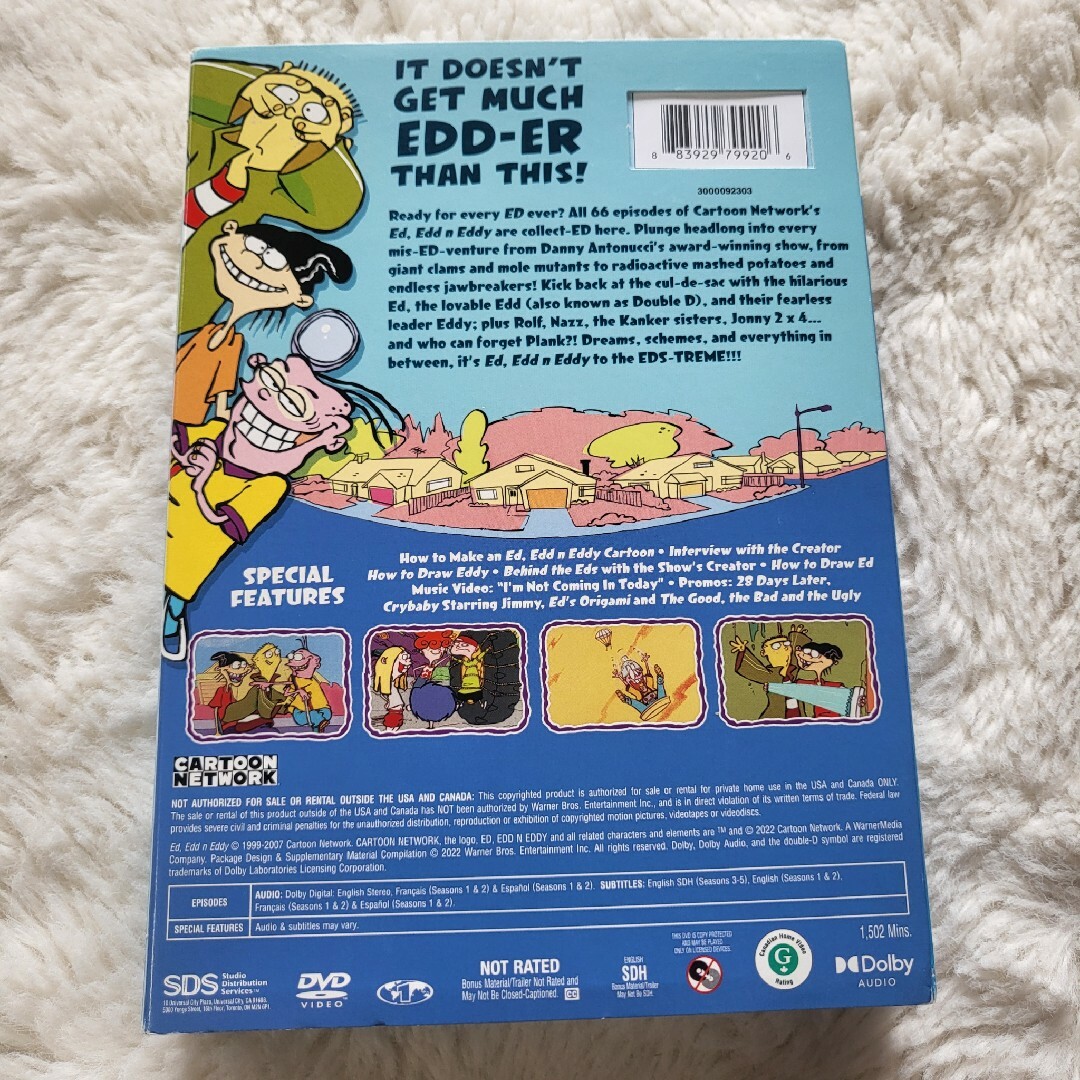 エドエッドエディ カートゥーン DVDセット エンタメ/ホビーのアニメグッズ(その他)の商品写真