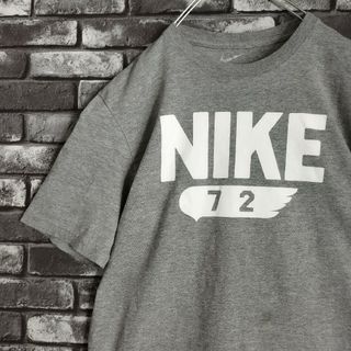 ナイキ(NIKE)のナイキNIKEビッグロゴtシャツTシャツ霜降りオールドデザインスウッシュロゴ(Tシャツ/カットソー(半袖/袖なし))