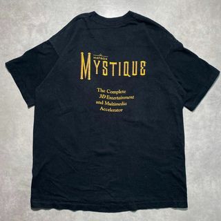 フルーツオブザルーム(FRUIT OF THE LOOM)の90s Matrox Mystique アメリカIT企業 ブラックT カナダ製(Tシャツ/カットソー(半袖/袖なし))