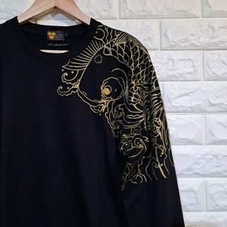 [ARAPACE] 鯉龍鳳凰 和柄 ロングスリーブ [未使用] L-91443(Tシャツ/カットソー(七分/長袖))