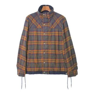 サカイ(sacai)のsacai サカイ ブルゾン（その他） 1(S位) グレーx黄x赤等(チェック) 【古着】【中古】(その他)