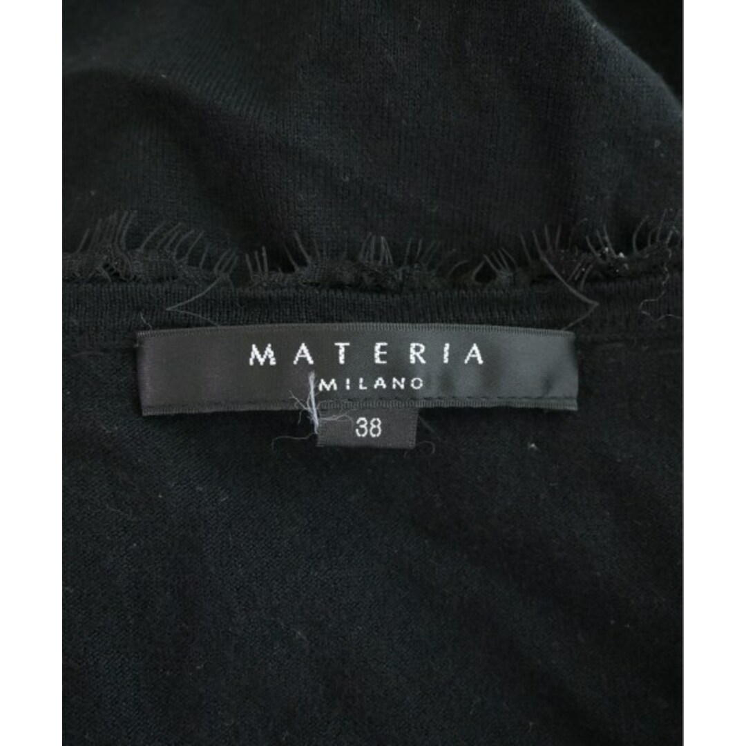 MATERIA(マテリア)のMATERIA マテリア ベスト/ノースリーブ 38(M位) 黒 【古着】【中古】 レディースのトップス(ベスト/ジレ)の商品写真