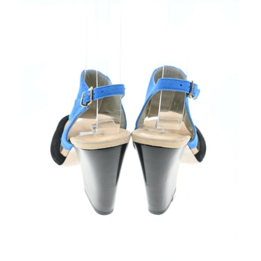 FABIO RUSCONI(ファビオルスコーニ)のFABIO RUSCONI サンダル EU36(23cm位) 青x黒 【古着】【中古】 レディースの靴/シューズ(サンダル)の商品写真