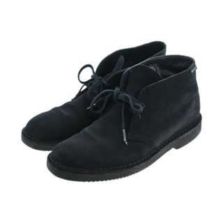 クラークス(Clarks)のclarks クラークス ブーツ 7 1/2(25.5cm位) 黒 【古着】【中古】(ブーツ)