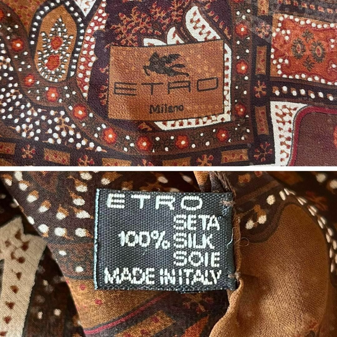 ETRO(エトロ)のエトロ　シルクショール　ストール　大判ストール レディースのファッション小物(ストール/パシュミナ)の商品写真