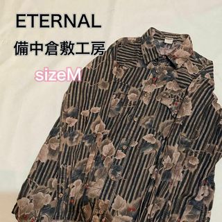 ETERNAL - 備中倉敷工房　ETERNAL 和柄　長袖シャツ　ウエスタン　サイズM