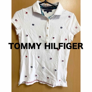 トミーヒルフィガー(TOMMY HILFIGER)のトミーヒルフィガーポロシャツ　国旗刺繍(ポロシャツ)