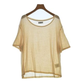 アクネ(ACNE)のAcne アクネ Tシャツ・カットソー XS ベージュ 【古着】【中古】(カットソー(半袖/袖なし))