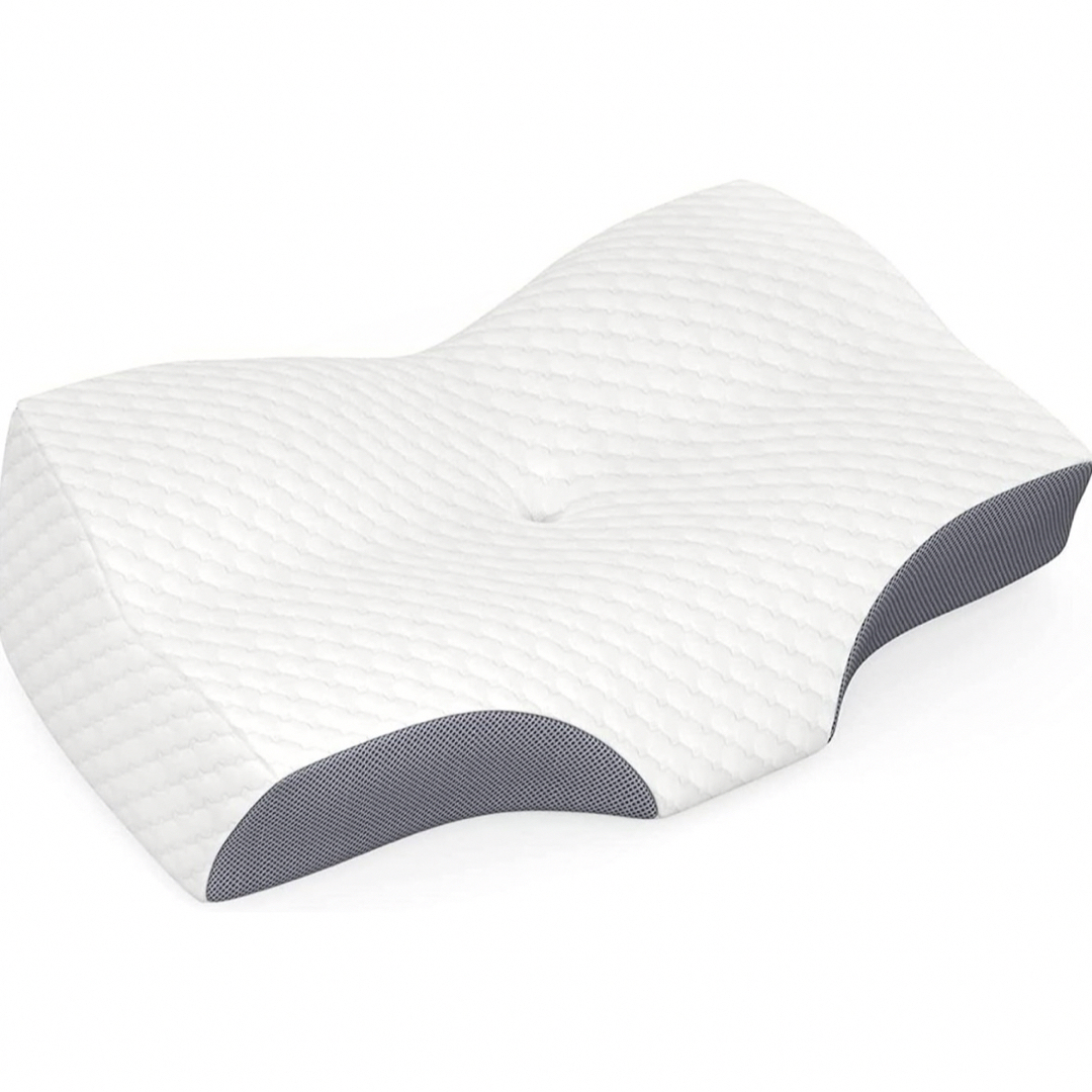枕 低反発枕 まくら 中空設計 頭・肩をやさしく支える 横向き 仰向き 通気性  インテリア/住まい/日用品の寝具(枕)の商品写真