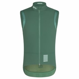 新品 Rapha メンズ プロチーム ライトウェイト ジレ Lサイズ グリーン(ウエア)