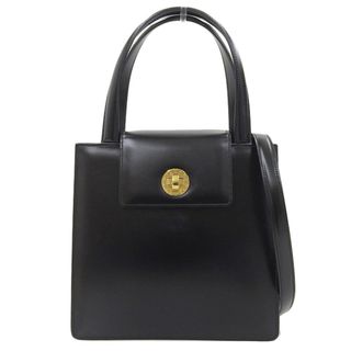 ブルガリ(BVLGARI)のブルガリ BVLGARI 2WAYバッグ ハンドバッグ ショルダーバッグ レザー ブラック 中古 新入荷 OB1726(ハンドバッグ)