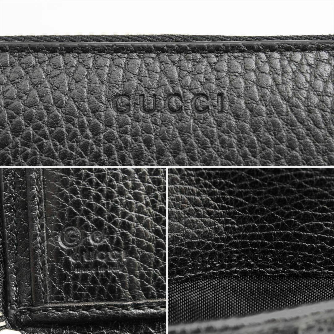 Gucci(グッチ)の未使用レベル✨ グッチ  ラウンドファスナー長財布 ロングウォレット ブラック メンズのファッション小物(長財布)の商品写真