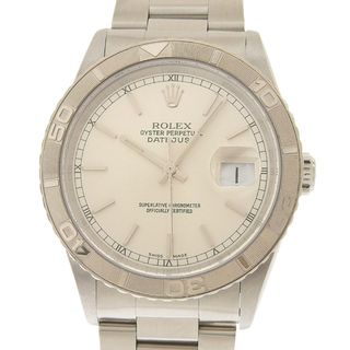 ロレックス(ROLEX)のロレックス ROLEX デイトジャスト サンダーバード メンズ 自動巻き 腕時計 SS/WG シルバー文字盤 Y番 2002年 16264 中古 新入荷 RO0269(腕時計(アナログ))