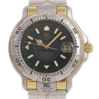 other - タグホイヤー TAG HEUER 6000シリーズ メンズ 自動巻き 腕時計 SS/K18 グリーン文字盤 WH5153-K1 中古 新入荷 OW0423