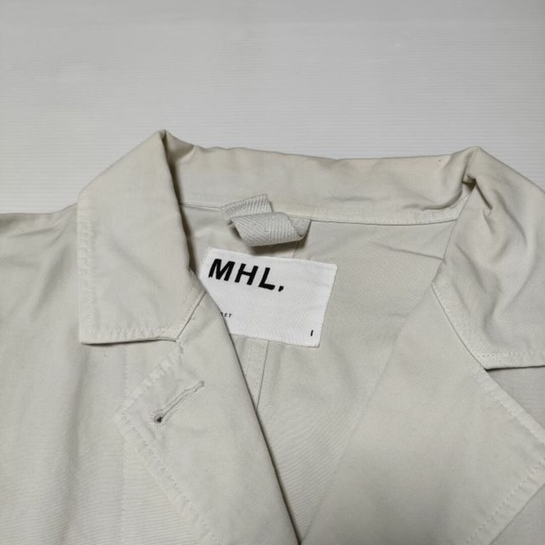 MHL.(エムエイチエル)のMHL. 595-3125506 WA-SHI COTTON PLAINWEAVE 和紙混 ジャケット 23SS オフホワイト レディース エムエイチエル【中古】4-0427M∞ レディースのジャケット/アウター(その他)の商品写真