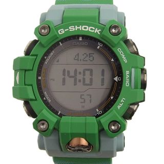 other - カシオ CASIO Gショック EARTHWATCHコラボモデル メンズ ソーラー 腕時計 バイオマスプラスチック 黒文字盤 GW-9500KJ 美品 新入荷 OW0428