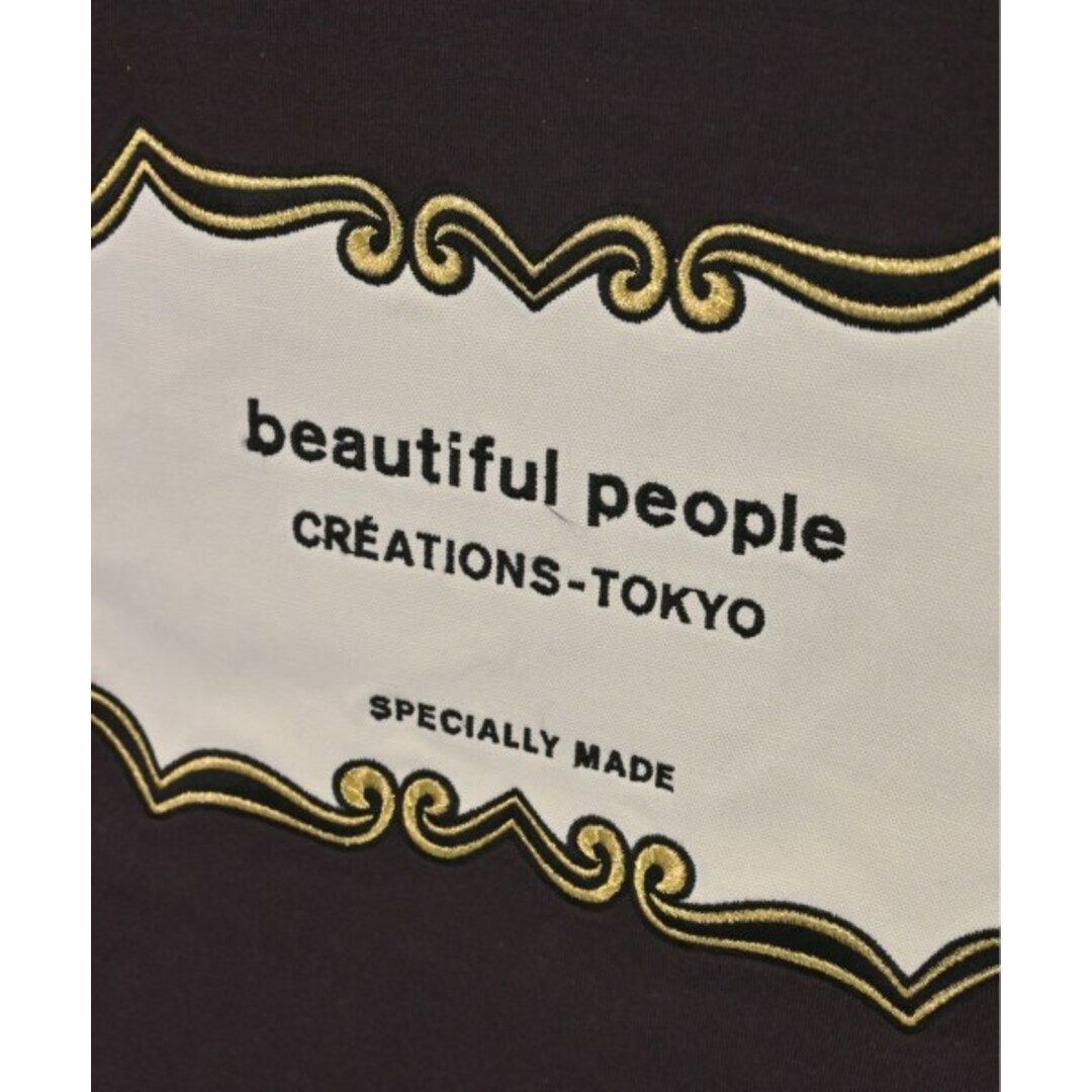 beautiful people(ビューティフルピープル)のbeautiful people Tシャツ・カットソー 170(S位) 茶系 【古着】【中古】 メンズのトップス(Tシャツ/カットソー(半袖/袖なし))の商品写真