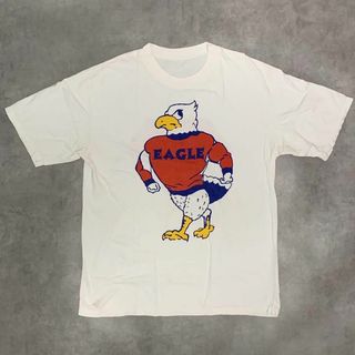 90s EAGLE MANIA イーグルマニア ホワイトTシャツ スポーツ(Tシャツ/カットソー(半袖/袖なし))