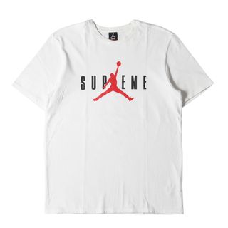 シュプリーム(Supreme)のSupreme シュプリーム Tシャツ サイズ:L 15AW NIKE JORDAN ジャンプマン クルーネック 半袖Tシャツ Jordan Tee ホワイト 白 ナイキ ジョーダン コラボ トップス カットソー【メンズ】【中古】(Tシャツ/カットソー(半袖/袖なし))