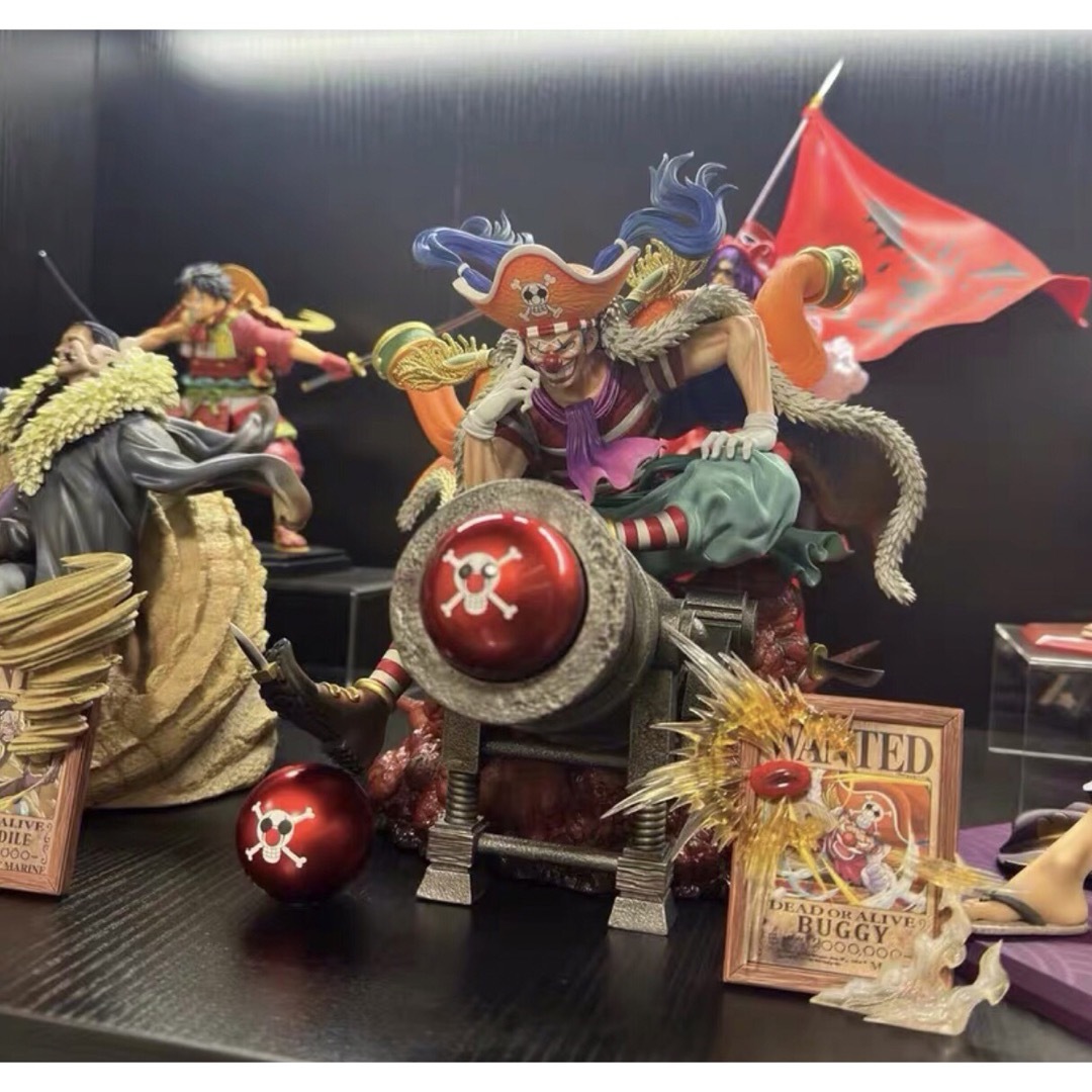 ワンピース フィギュア バギー ガレージキット GK完成品 EX版の ワンピース フィギュア バギー ガレージキット GK完成品 EX版の