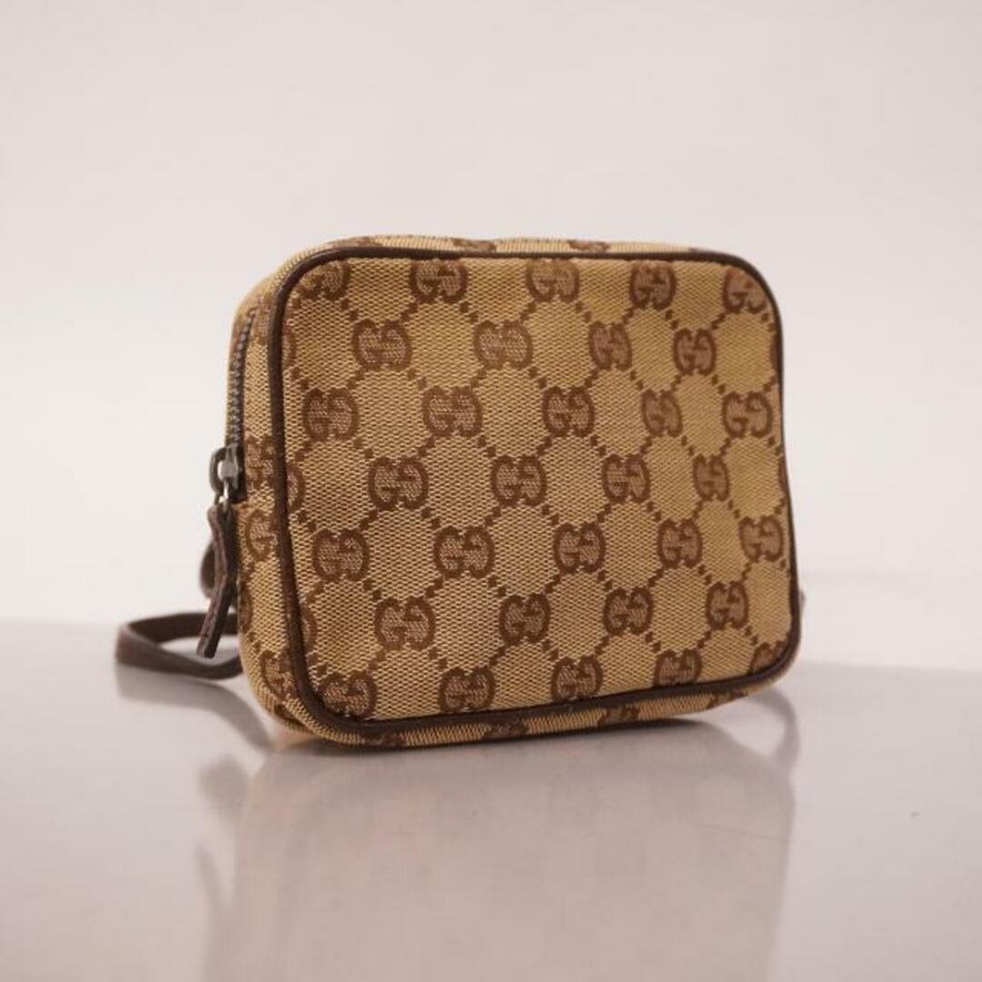 Gucci(グッチ)の【4ib1334-r】グッチ ショルダーバッグ/GGキャンバス/120975/キャンバス/ブラウン/シルバー金具 【中古】 レディース レディースのバッグ(ショルダーバッグ)の商品写真