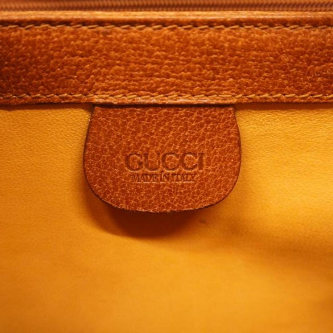 Gucci(グッチ)の【4ib1336-r】グッチ ハンドバッグ/バンブー/000 33 3175/レザー/ライトブラウン/ゴールド金具 【中古】 レディース レディースのバッグ(ハンドバッグ)の商品写真
