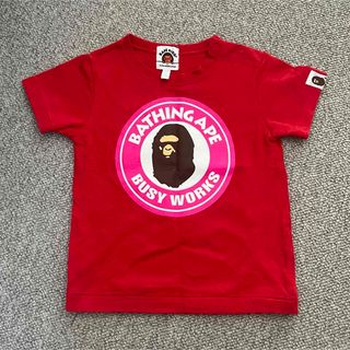 アベイシングエイプ(A BATHING APE)のA BATHING APE  ベビー　キッズ　 ８０　Tシャツ　エイプ(Ｔシャツ)