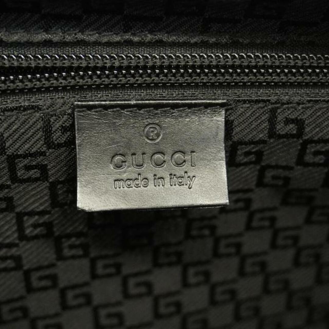 Gucci(グッチ)の★SALE 【4ib1369-r】グッチ ボストンバッグ/114674/ナイロン/ブラック/シルバー金具 【中古】 メンズ/レディース/ユニセックス レディースのバッグ(ボストンバッグ)の商品写真