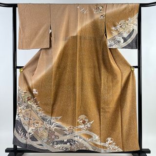 訪問着 身丈157cm 裄丈63cm 正絹 美品 名品 【中古】(着物)