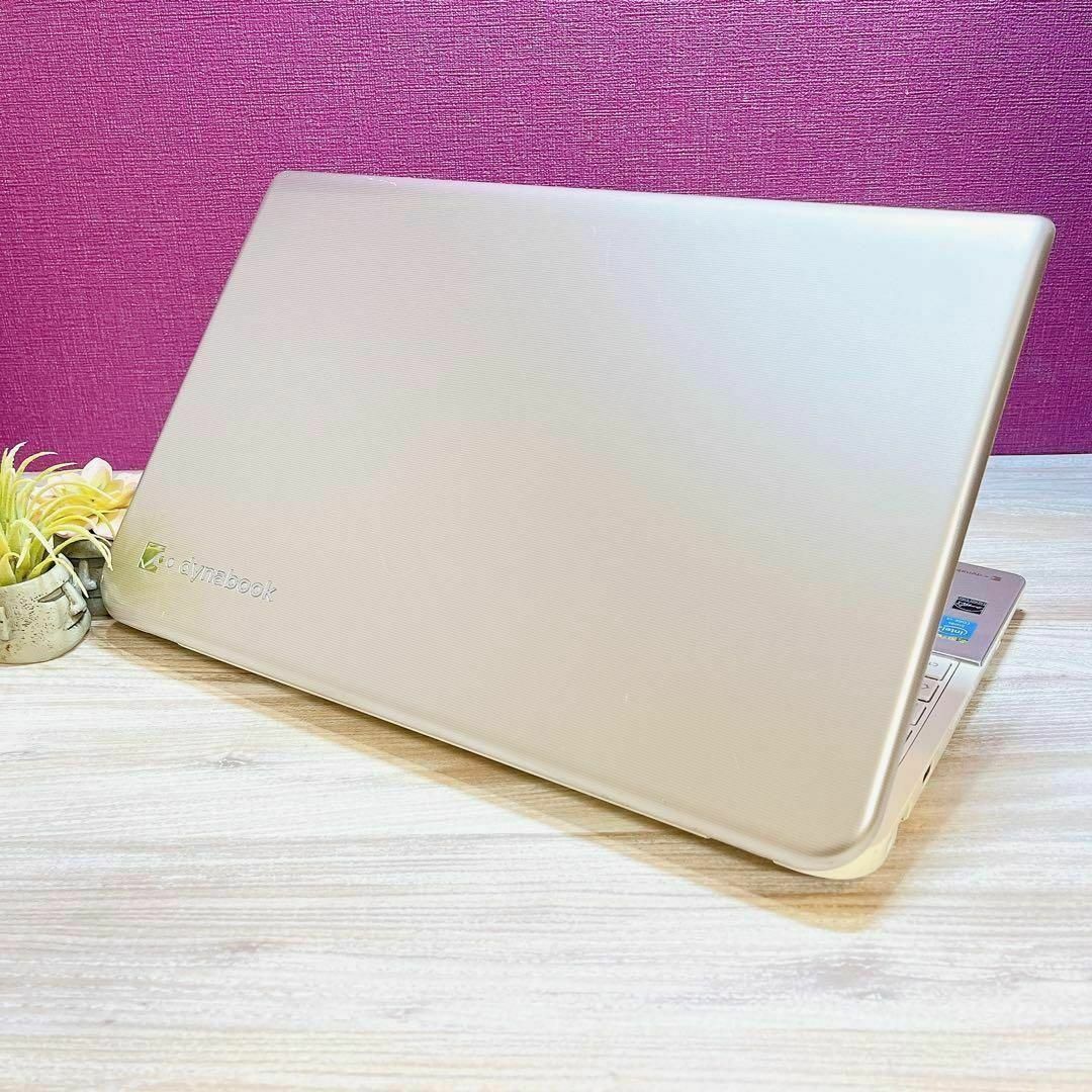 東芝(トウシバ)のカメラ付きノートPC✨設定済みですぐ使える✨初心者に✨人気の薄型✨在宅ワーク スマホ/家電/カメラのPC/タブレット(ノートPC)の商品写真