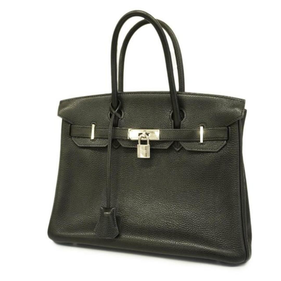 Hermes(エルメス)の【4ib1406-g】エルメス ハンドバッグ/バーキン30/□I刻印/トゴ/ブラック/シルバー金具 レディースのバッグ(ハンドバッグ)の商品写真