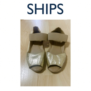 SHIPS - SHIPS ゴールドパンプスシューズ