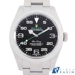 ロレックス(ROLEX)のロレックス エアキング 116900 ブラック ランダム番 メンズ 中古 腕時計(腕時計(アナログ))