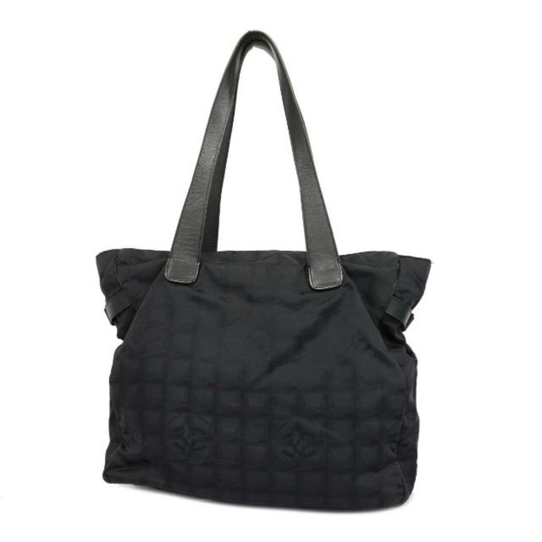 CHANEL(シャネル)の【4ib1391-r】シャネル トートバッグ/ニュートラベル/ナイロン/ブラック 【中古】レディース レディースのバッグ(トートバッグ)の商品写真