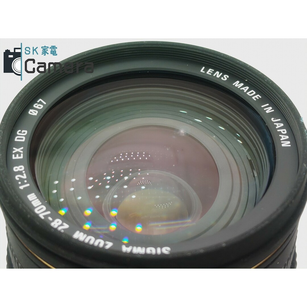 PENTAX(ペンタックス)のSIGMA 28-70ｍｍ F2.8 EX DG ペンタックス Kマウント シグマ スマホ/家電/カメラのカメラ(レンズ(ズーム))の商品写真
