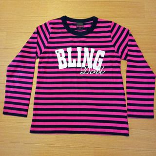 BLING DOLL　size130　ボーダー長袖Ｔシャツ(Tシャツ/カットソー)