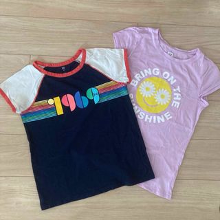 ギャップキッズ(GAP Kids)の【美品】＊GAP＊Tシャツ2枚セット 150cm(Tシャツ/カットソー)